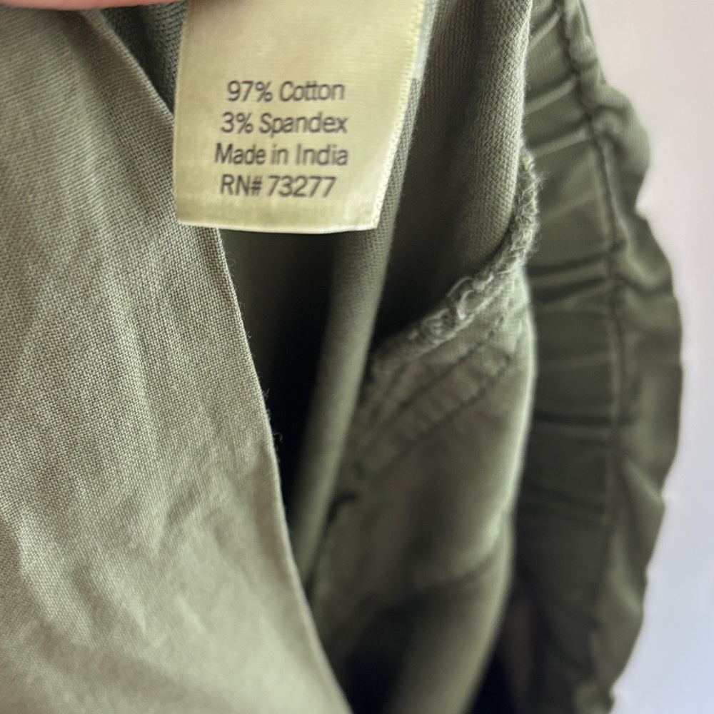 NWT Sonoma Olive Green Capris Women Size XL - Picture 12 of 13